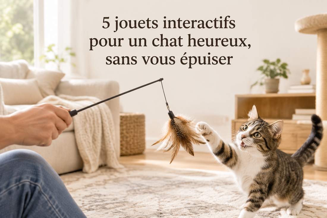 🐈Jouets interactifs pour chat : 5 idées pour jouer avec lui sans fatigue