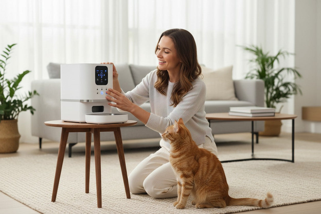 distributeur de croquettes automatique