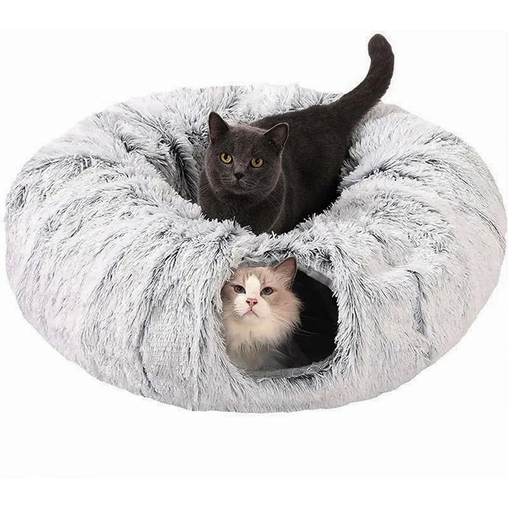 Coussin pour chat gris
