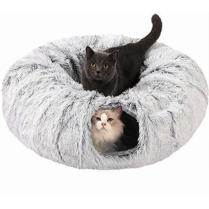 Coussin pour chat gris
