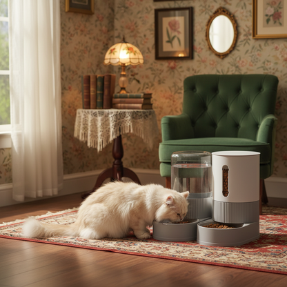 Distributeur de croquettes et eau pour chat | AutoFresh™ MITSOU UNIVERS CHAT