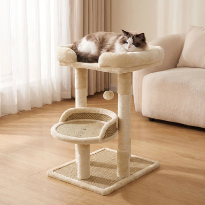 arbre à chat beige 