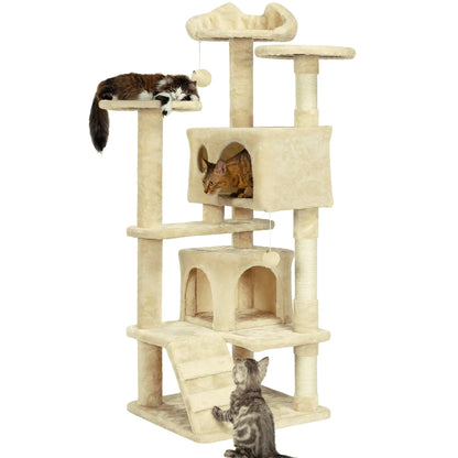 arbre a chat beige