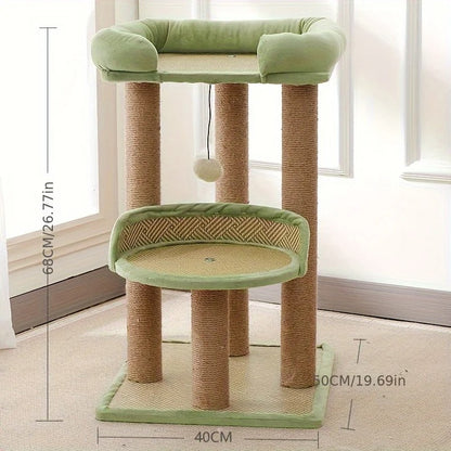 arbre à chat vert