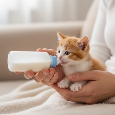 Biberon chaton​ 