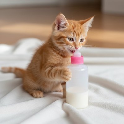 Biberon chaton​ 
