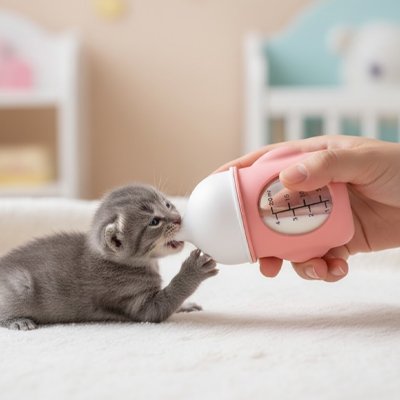 Biberon chaton​ 
