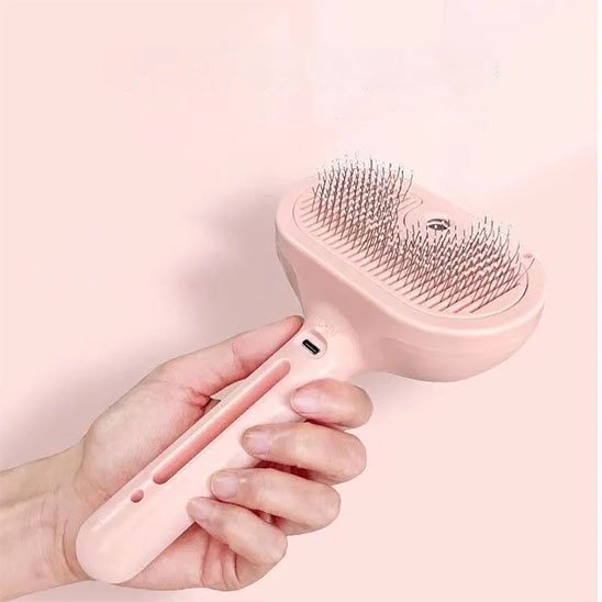 Brosse chat​ rose