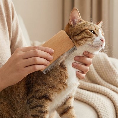 Brosse poil chat​ 