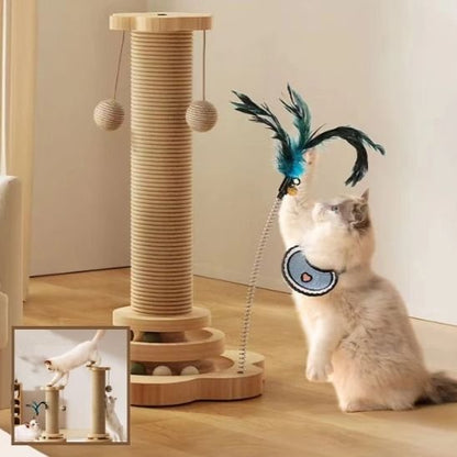 chat griffe sur le Poteau Griffoire Chat