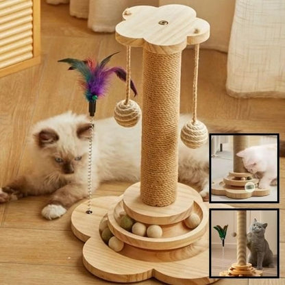 chat griffe sur le Poteau Griffoire Chat
