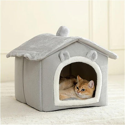 Chat niche gris