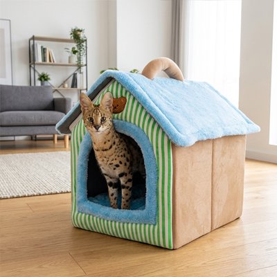 chat dans Maison pour chat