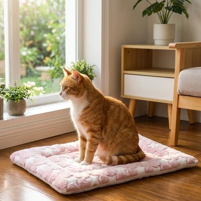 chat debout  sur Tapis Chat 