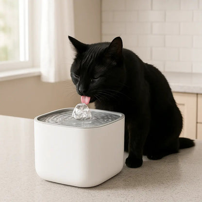 chat_distributeur_eau_blanche