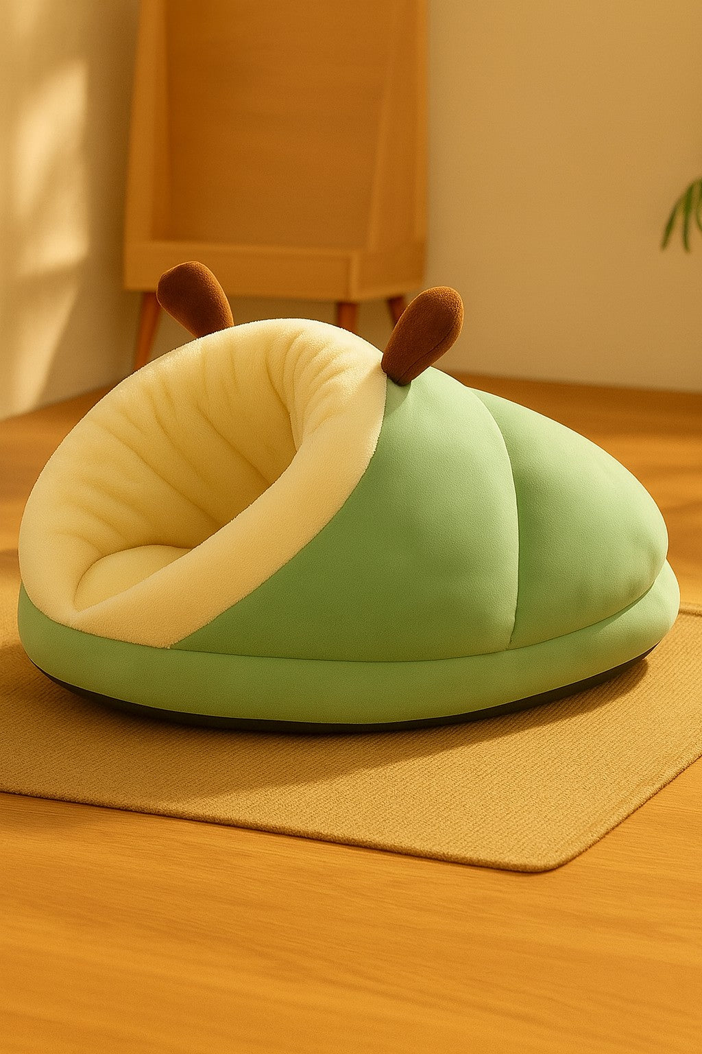 panier pour chats vert