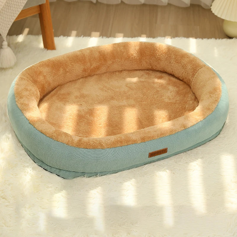 Coussin chat bleu