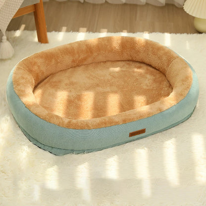 Coussin chat bleu