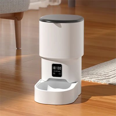 distributeur de croquettes pour chat automatique