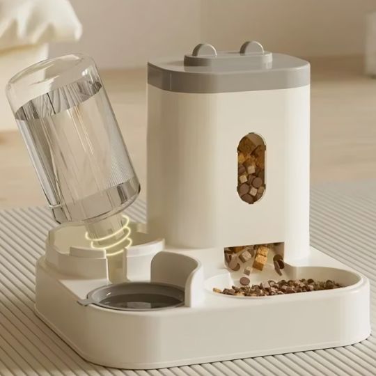 distributeur croquette chat automatique plus bol eau