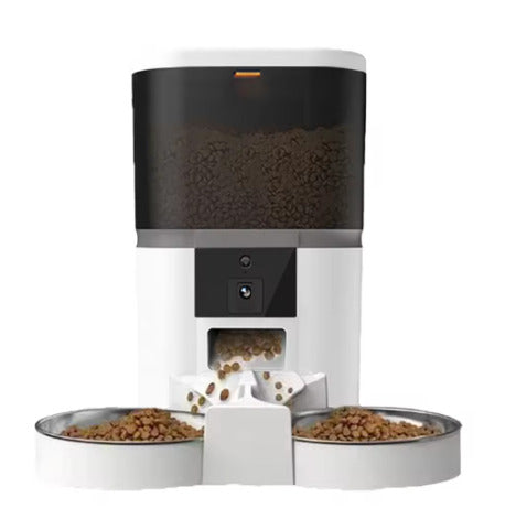 distributeur de croquettes pour chat