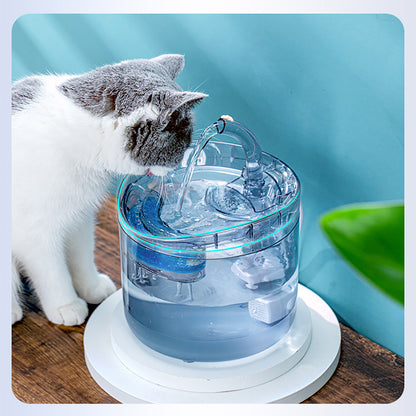 fontaine a chat transparent