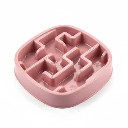 gamelle anti glouton chat rose