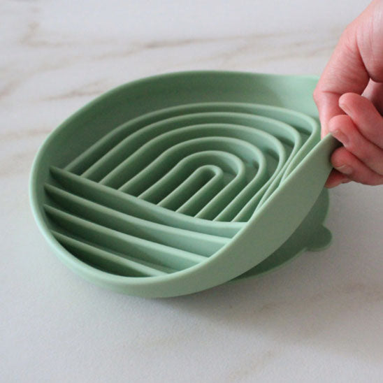 gamelle anti glouton chat vert presentation