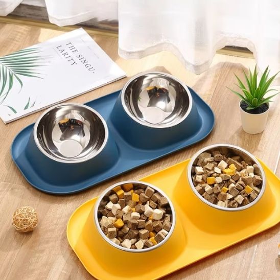 duo gamelle pour chat double