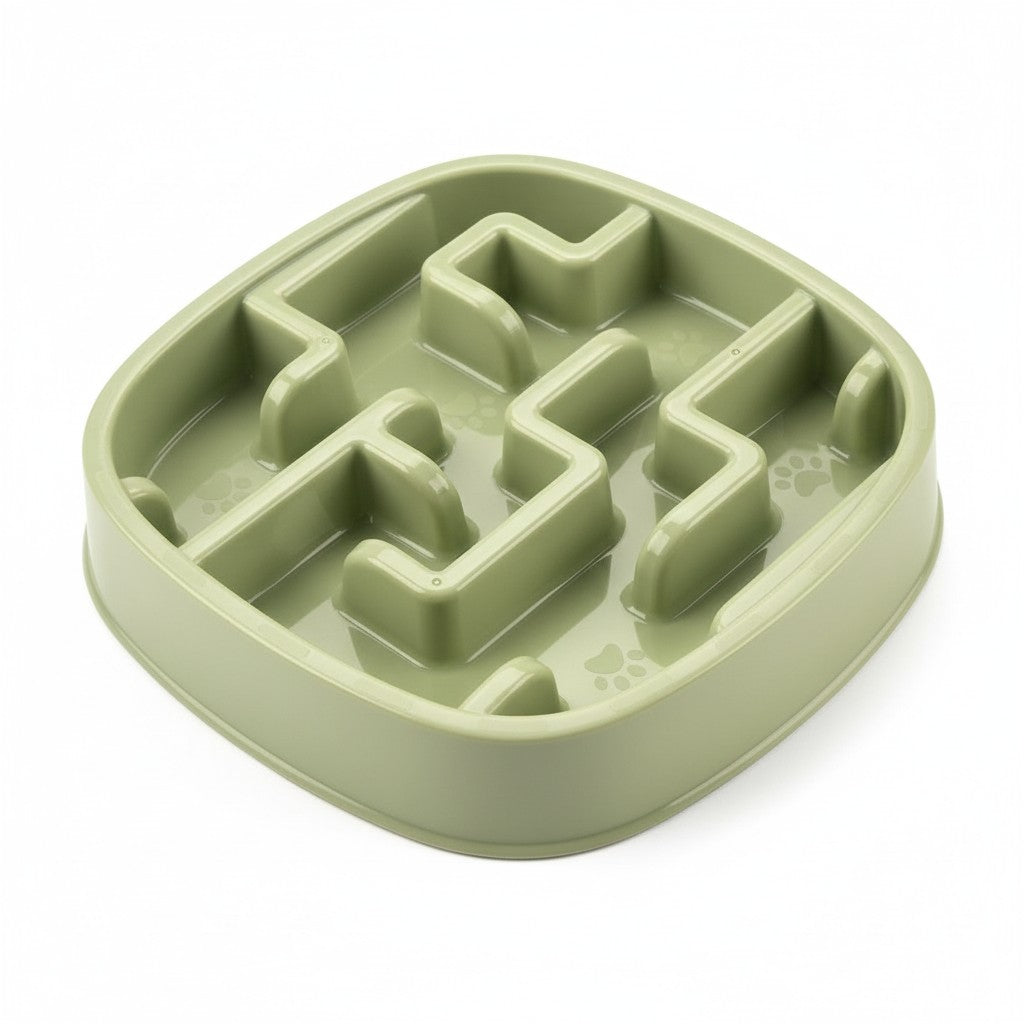 gamelle anti glouton chat vert