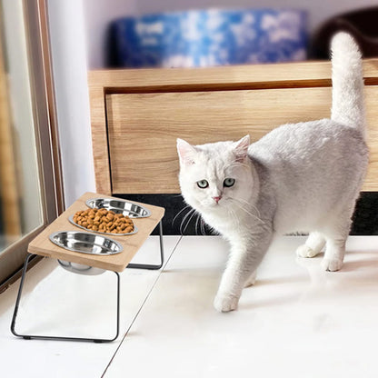 gamelle_chat_surelevee_chat_blanc