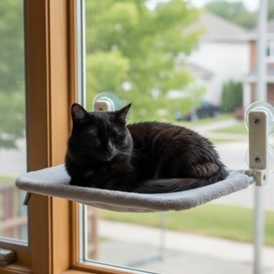 Hamac pour chat fenetre