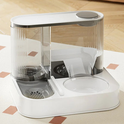 Mangeoire Chat Automatique 2 en 1 double systeme de filtration | DualFeed™ MITSOU UNIVERS CHAT
