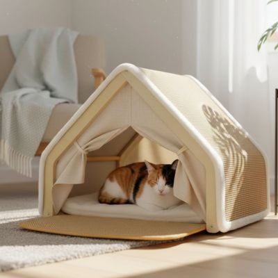 Maison pour chat moderne