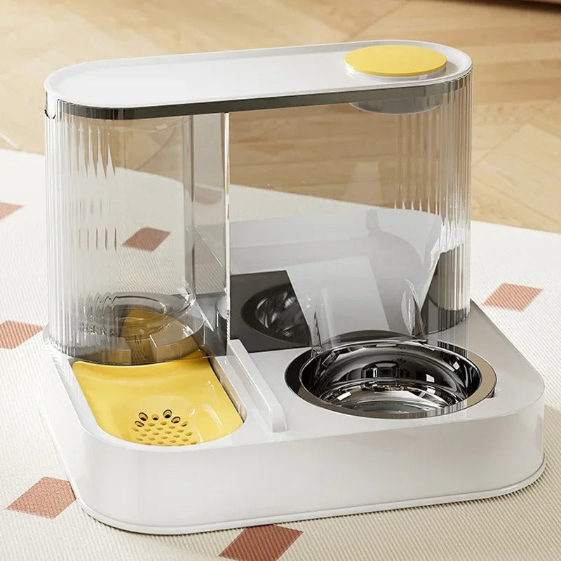 Mangeoire Chat Automatique 2 en 1 double systeme de filtration | DualFeed™ MITSOU UNIVERS CHAT