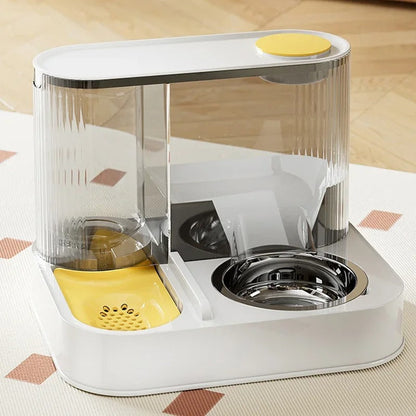 Mangeoire Chat Automatique 2 en 1 double systeme de filtration | DualFeed™ MITSOU UNIVERS CHAT