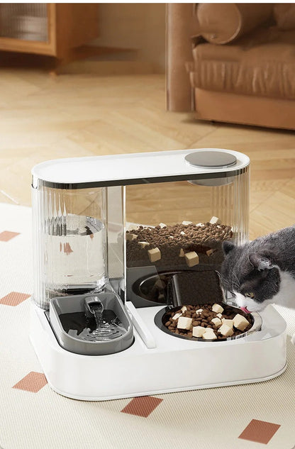 Mangeoire Chat Automatique 2 en 1 double systeme de filtration | DualFeed™ MITSOU UNIVERS CHAT