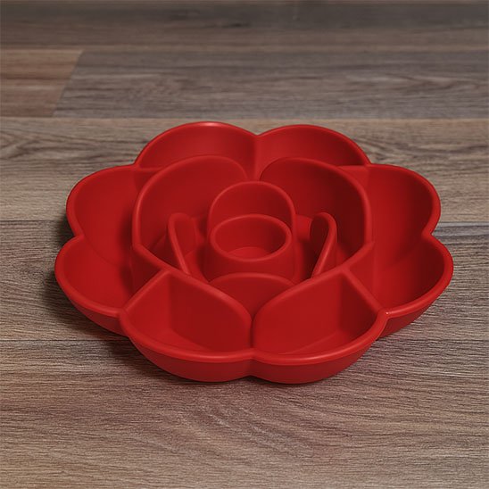 Gamelle Anti-Glouton pour Chat-rouge