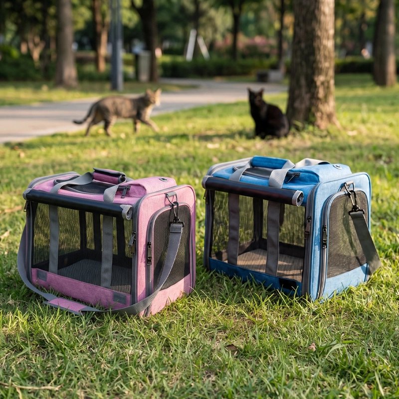 sac pour transport de chat
