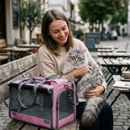 sac pour transport de chat