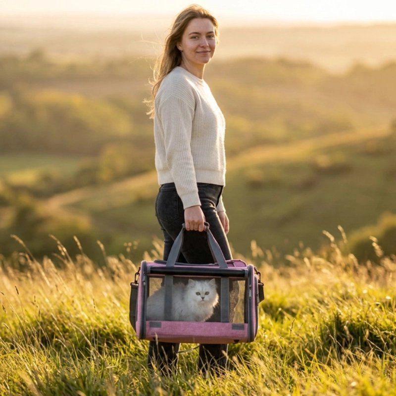 sac pour transport de chat