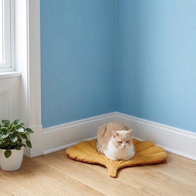 Tapis Chat jaune