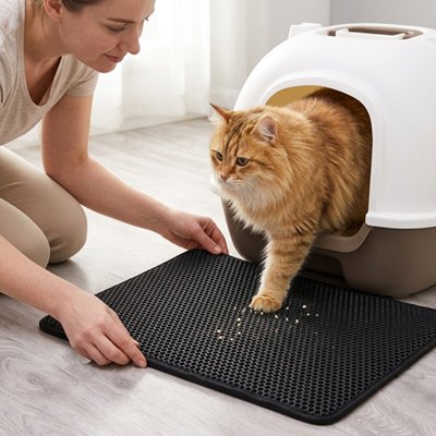 Tapis litière Chat