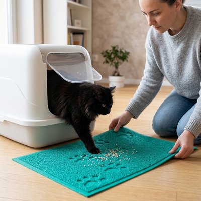 Tapis litière pour Chat