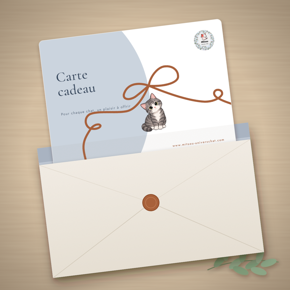 Carte cadeau MITSOU | Pour vos proches amoureux des chats